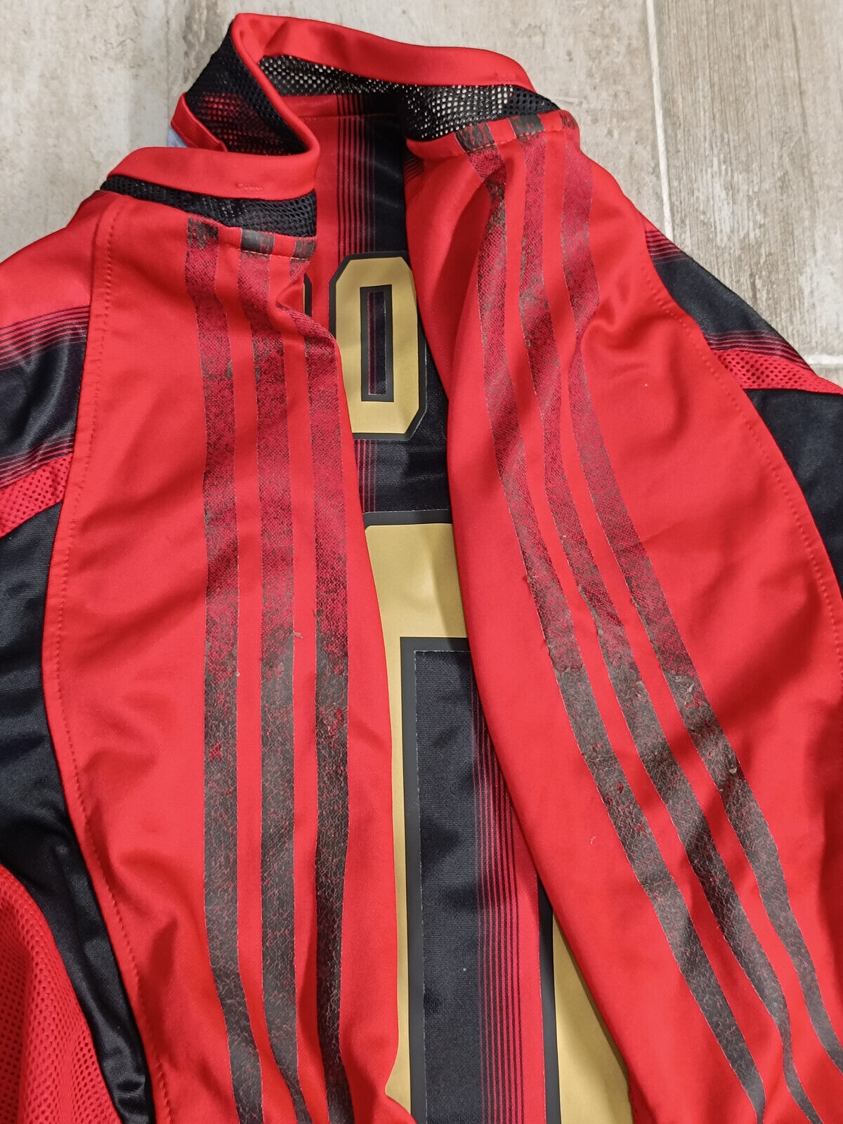 maglia calcio vintage AC Milan SEEDORF Adidas 2004 2005 Opel Climacool