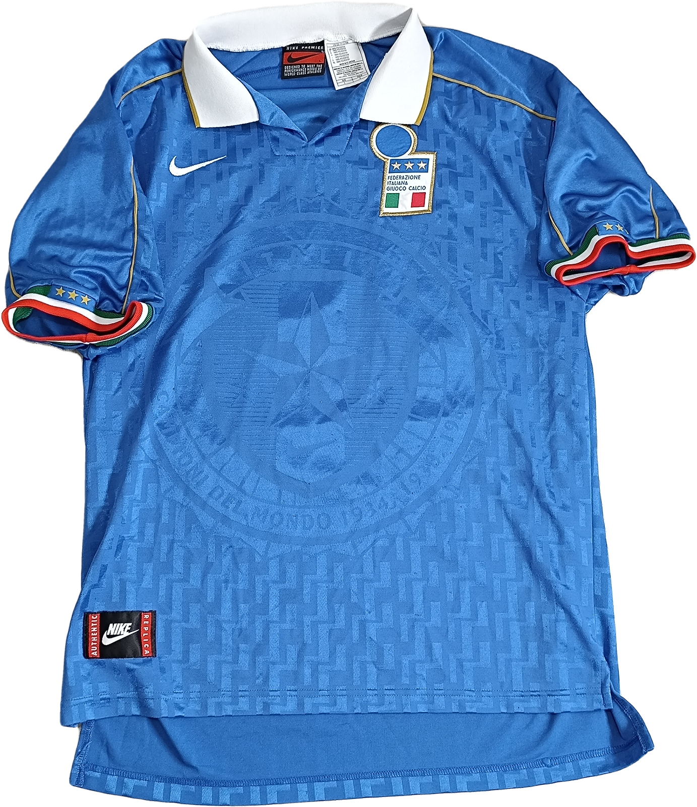 maglia calcio vintage Italia ROBERTO BAGGIO Nike Euro 1995 home shirt L DRI FIT