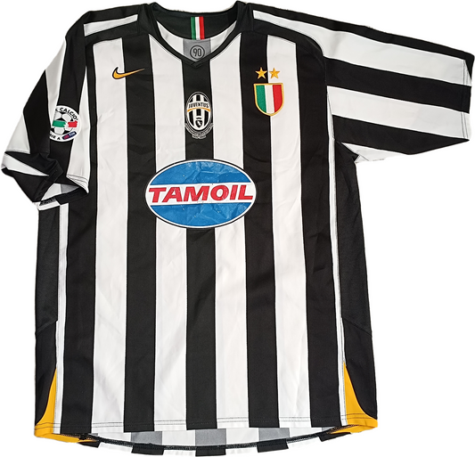 maglia calcio vintage FC Juventus Ibrahimovic 2005 2006 Tamoil Large NIKE