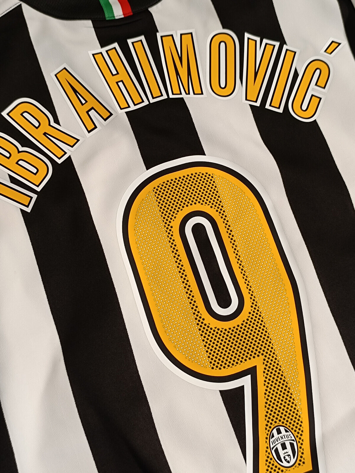 maglia calcio vintage FC Juventus Ibrahimovic 2005 2006 Tamoil Large NIKE