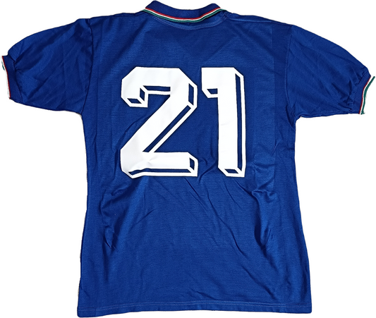 maglia calcio Gianluca Vialli diadora ITALIA 1990 world cup mondiale lanetta M