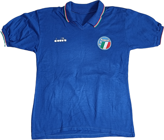 maglia calcio Gianluca Vialli diadora ITALIA 1990 world cup mondiale lanetta M