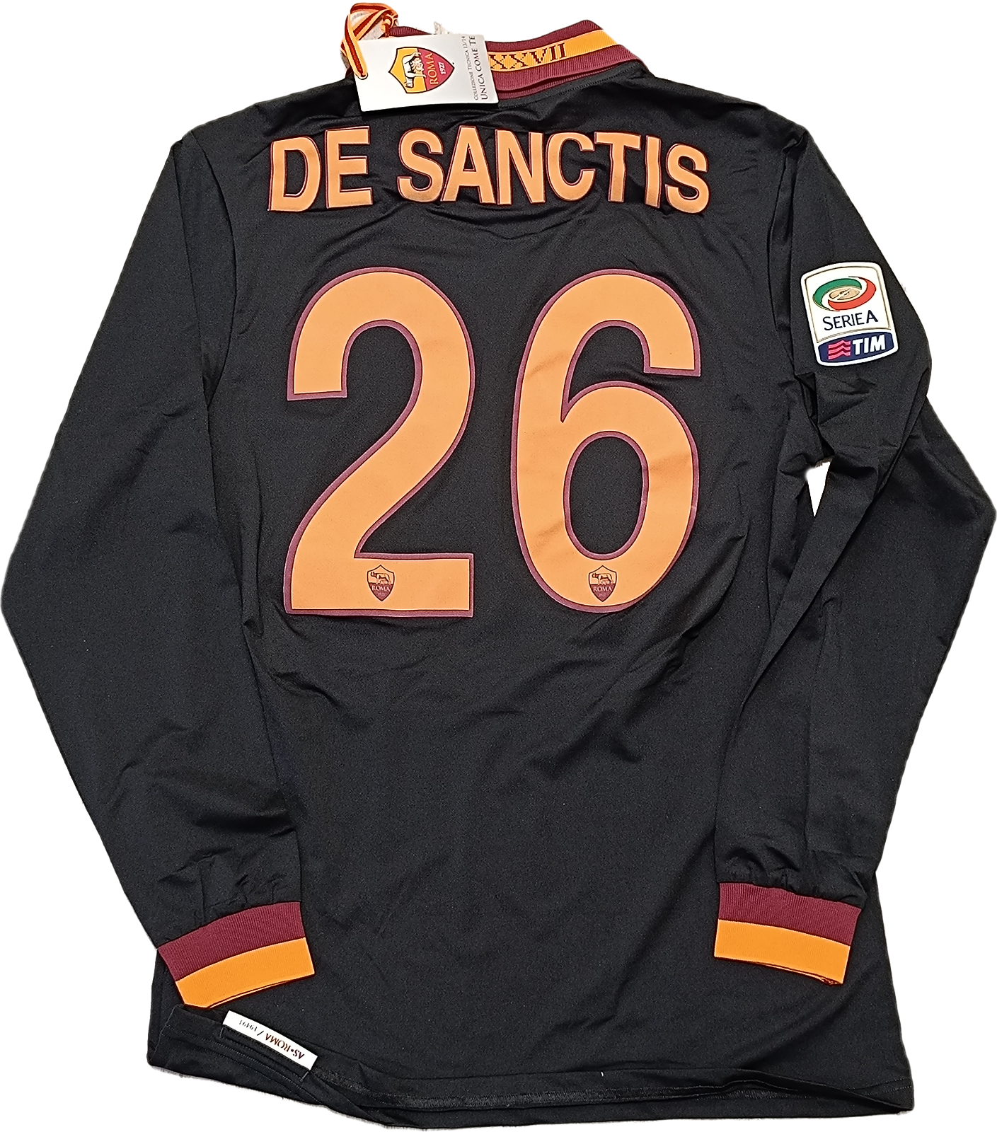 maglia Roma player issue portiere DE SANCTIS JERSEY SHIRT 2013 2014 goalkeeper