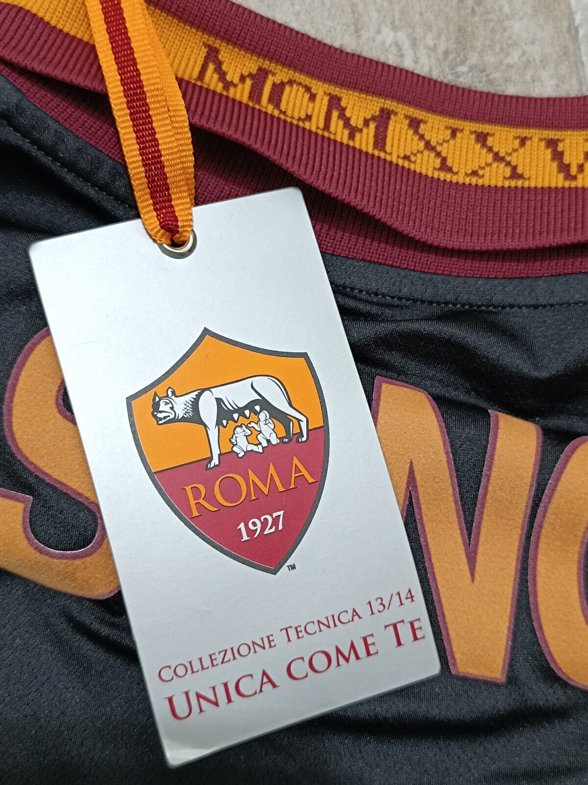 maglia Roma player issue portiere DE SANCTIS JERSEY SHIRT 2013 2014 goalkeeper