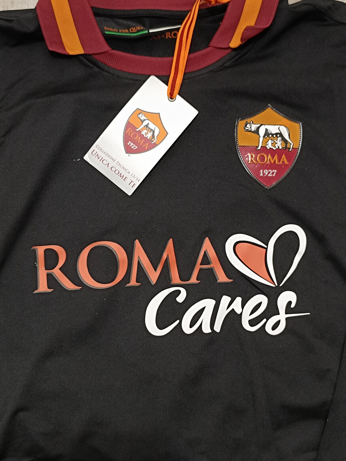 maglia Roma player issue portiere DE SANCTIS JERSEY SHIRT 2013 2014 goalkeeper