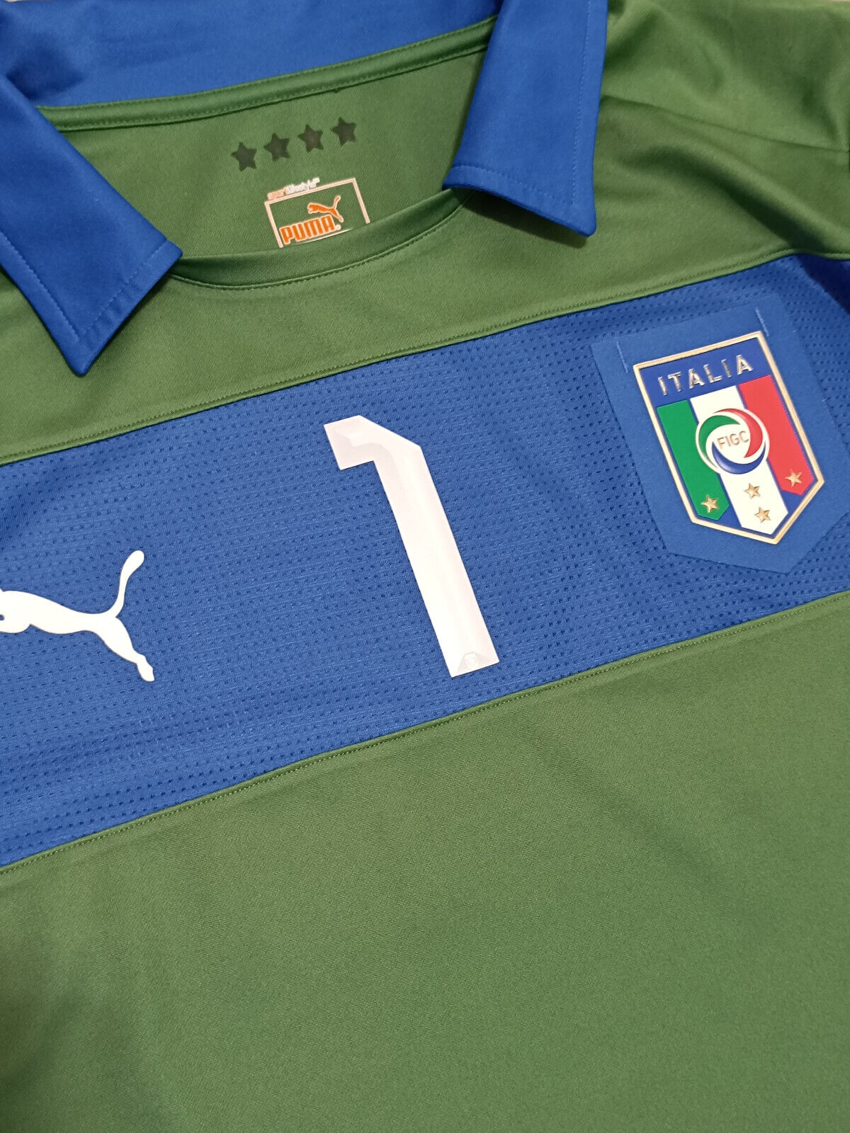 maglia calcio vintage Italia Buffon goalkeeper player issue EURO 2012 Puma