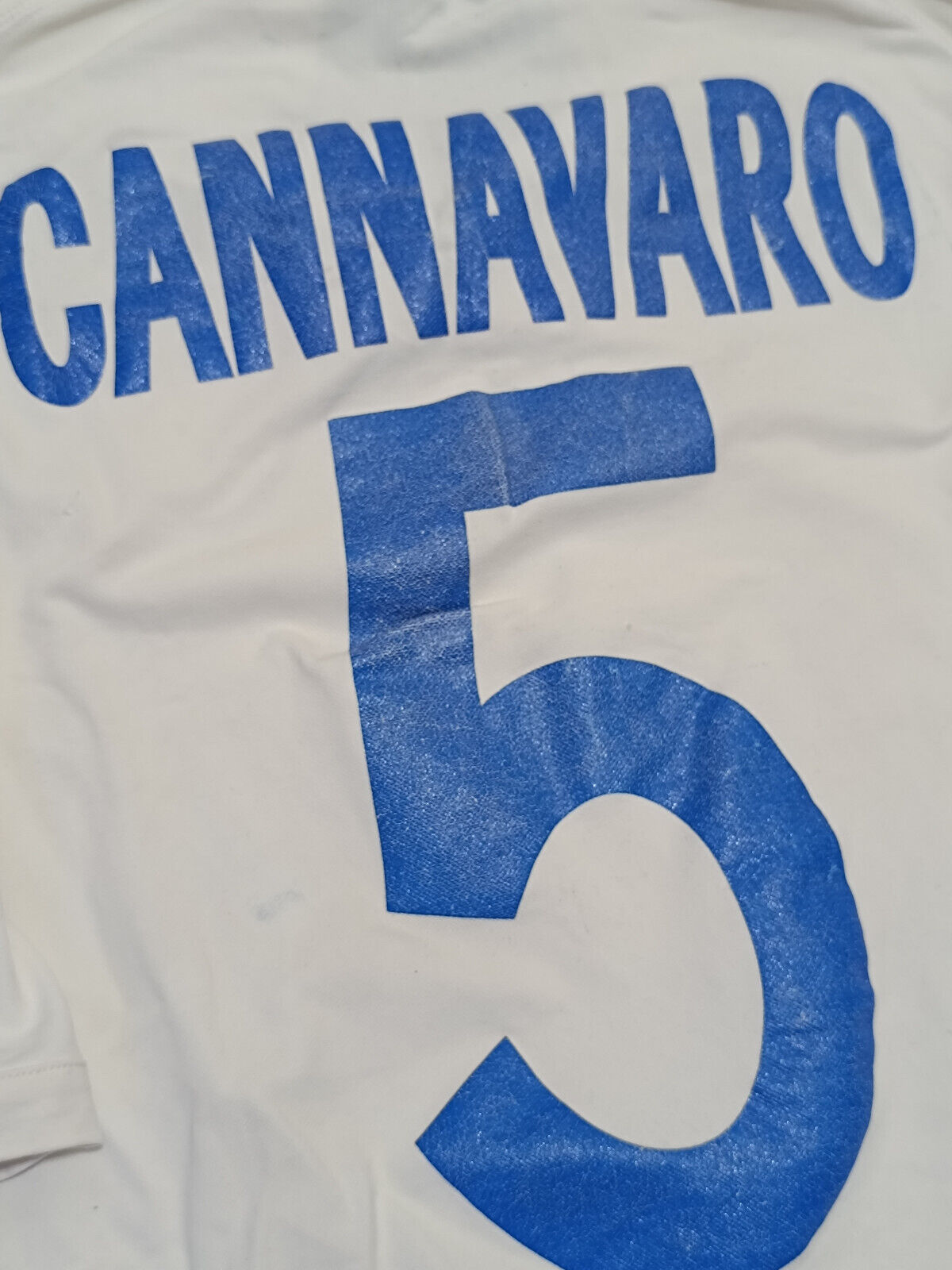 maglia match worn Italia CANNAVARO World Cup 2002 L Japan Korea Kappa