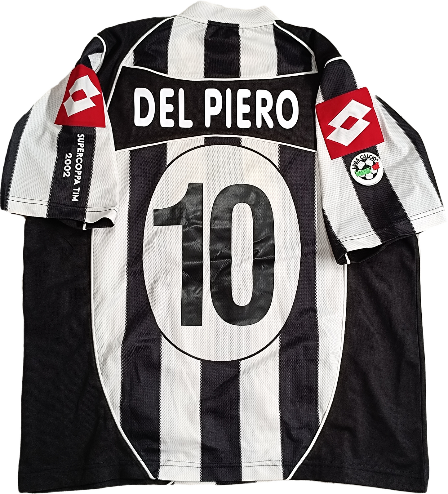 maglia calcio vintage juventus 2002 2003 DEL PIERO FINALE SUPERCOPPA TIM 2002