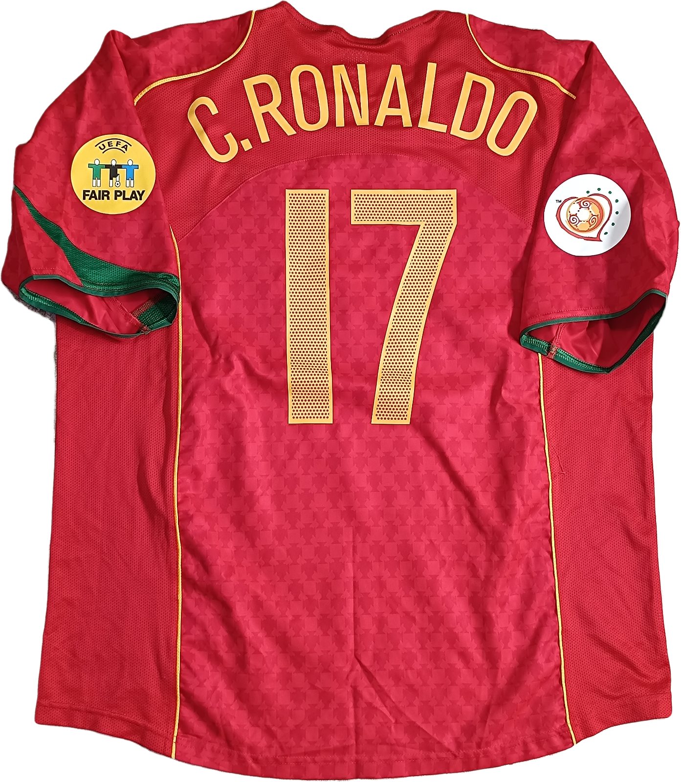 maglia calcio vintage Cristiano Ronaldo Portugal Portogallo Nike Euro 2004 shirt