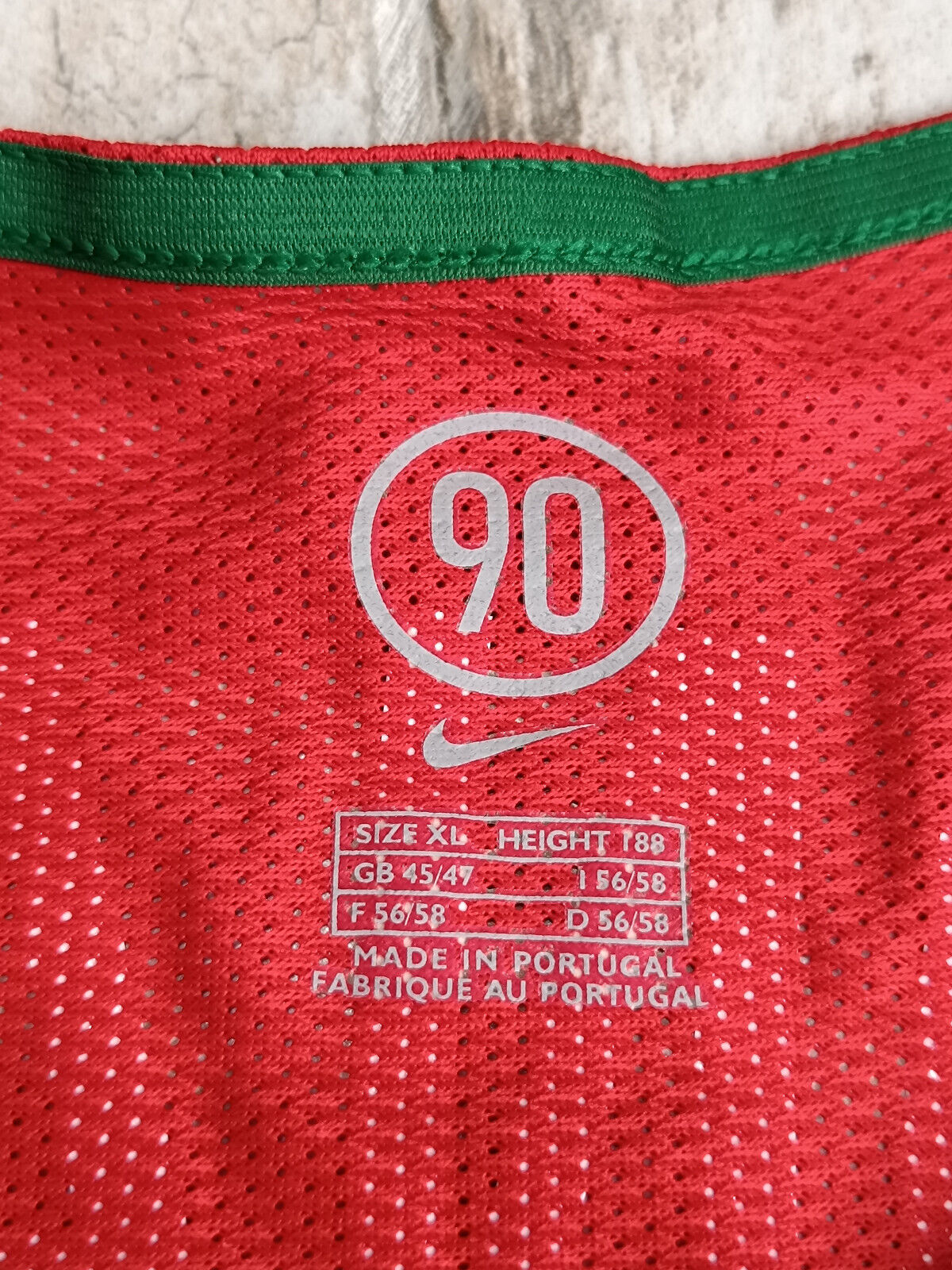 maglia calcio vintage Cristiano Ronaldo Portugal Portogallo Nike Euro 2004 shirt