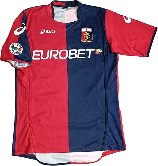 maglia calcio Genoa vintage MILITO asics 2008 2009 XL Serie A jersey