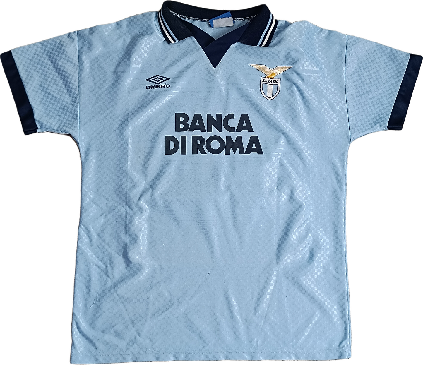 maglia calcio vintage SS Lazio Umbro NESTA 1995 1996 Banca shirt camiseta L