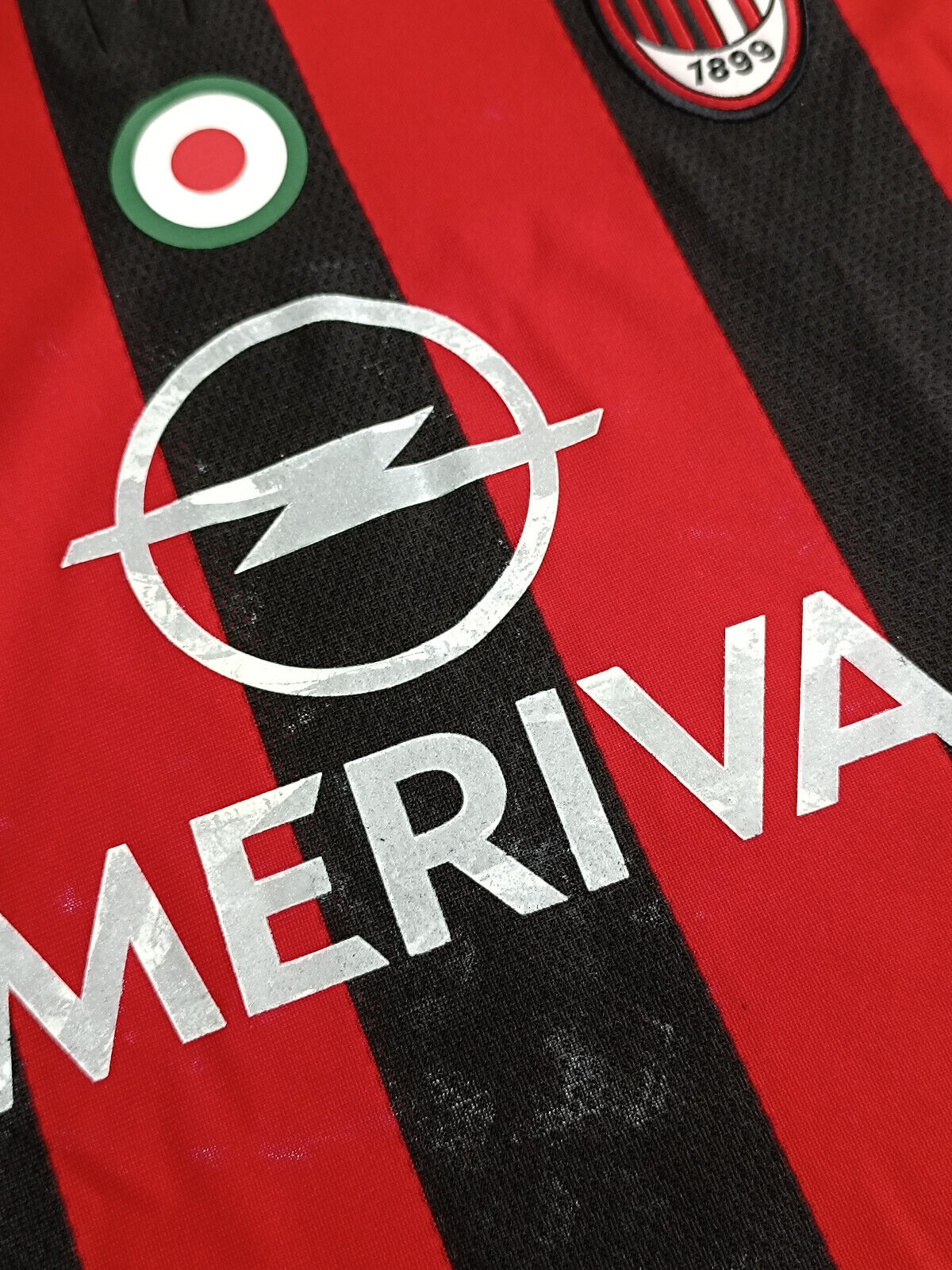 maglia calcio vintage Shevchenko AC Milan Adidas 2003 2004 DERBY vs INTER shirt