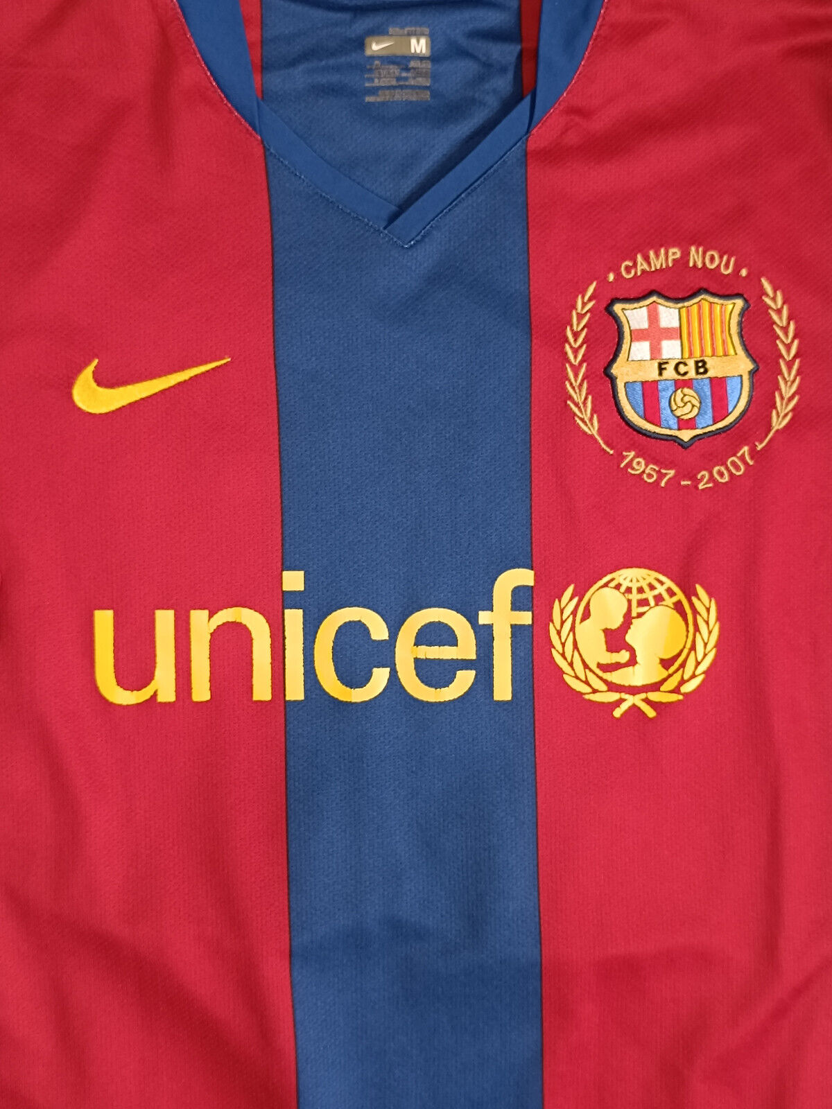 maglia Messi barcellona home Barca NIKE 2007 2008 shirt camiseta Champions