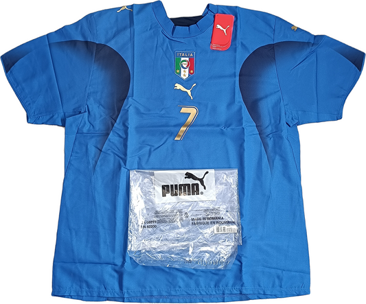 maglia calcio vintage  italia mondiali 2006 DEL PIERO 4 stars Puma XL shirt