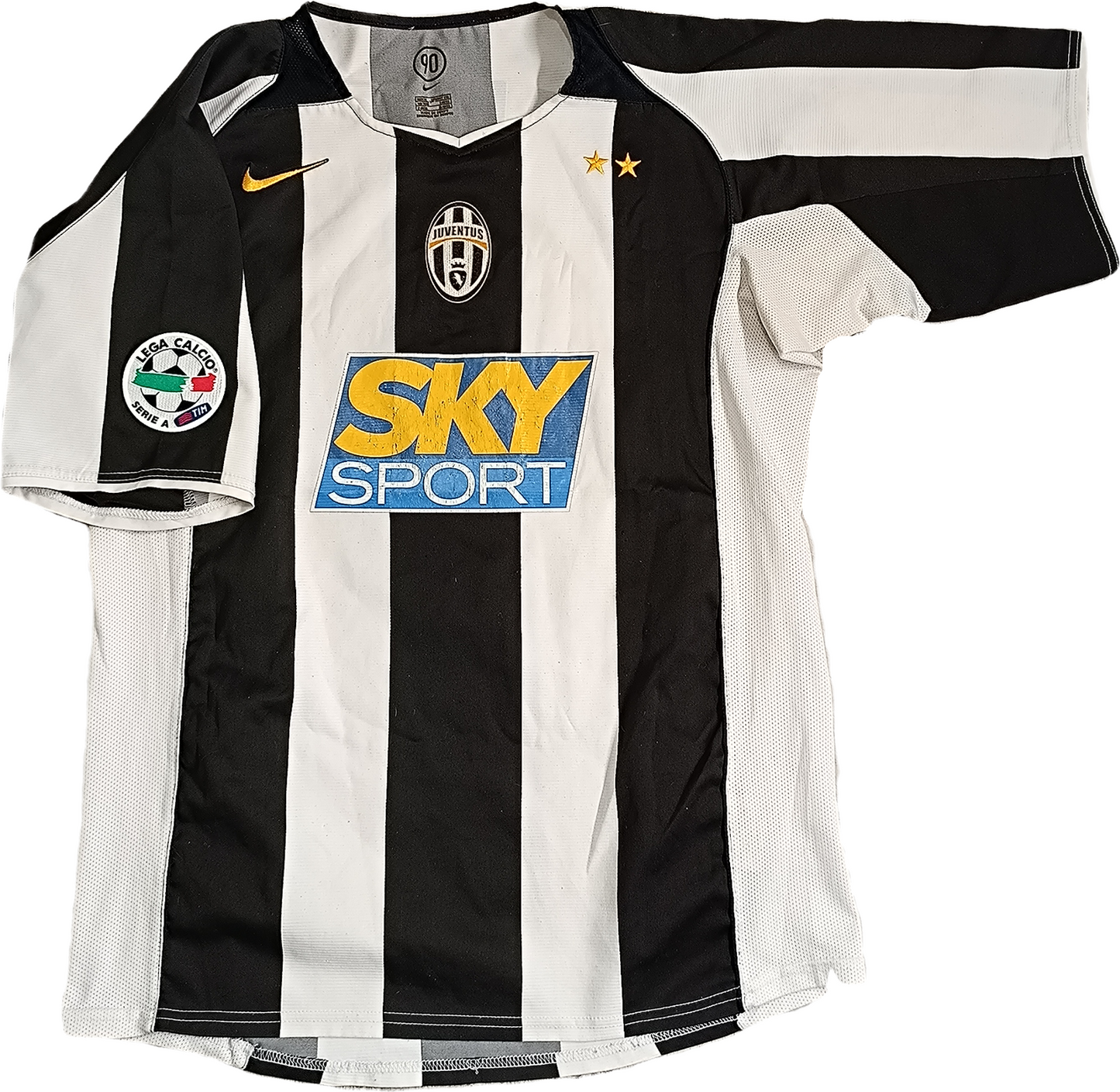 maglia calcio vintage Juventus IBRAHIMOVIC Nike shirt 2004 2005 jersey Sky M