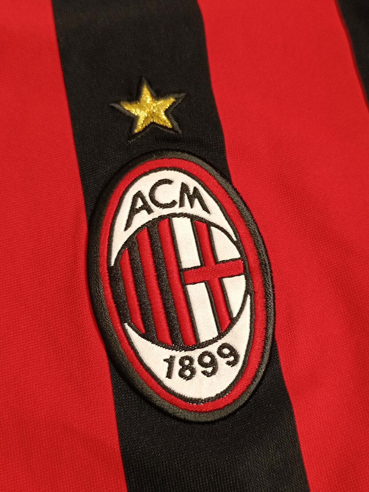 maglia calcio vintage AC Milan Maldini 2005-06 Zafira Climacool XL Serie A