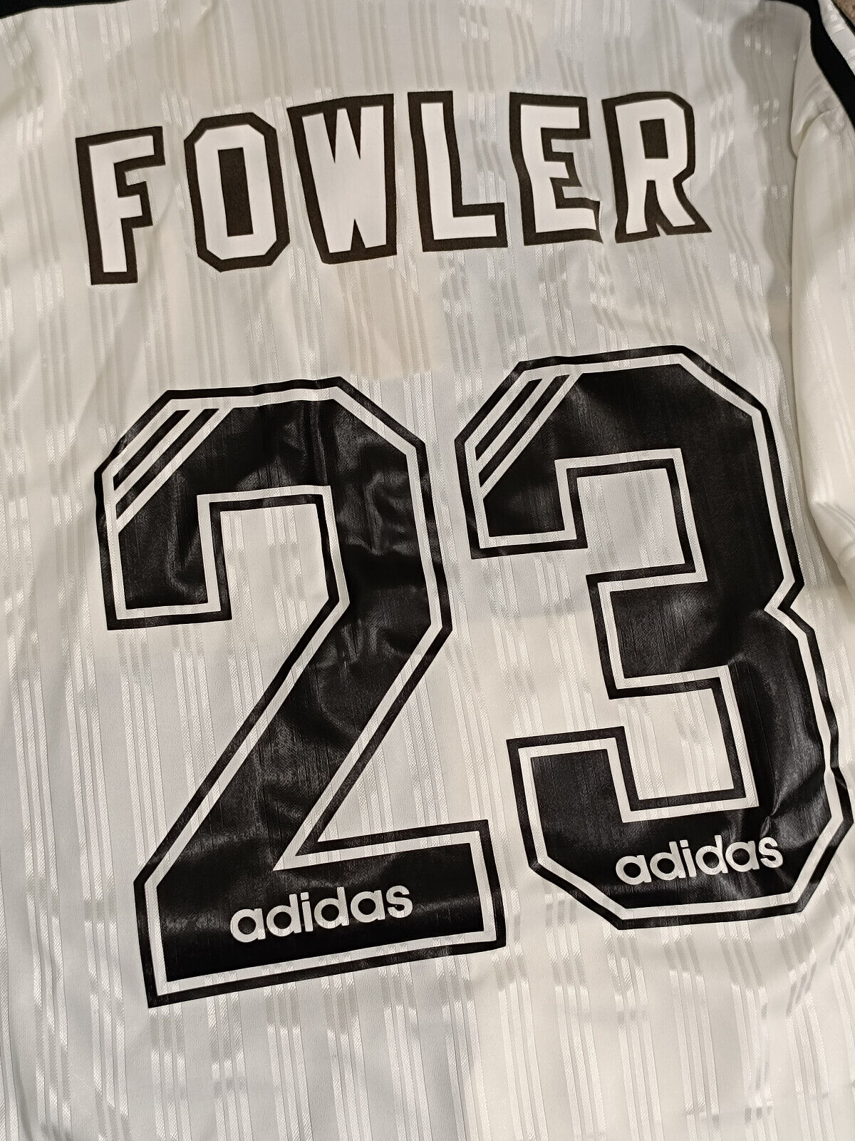 maglia calcio Vintage Liverpool jersey Fowler Adidas equipment sponsorless 1995