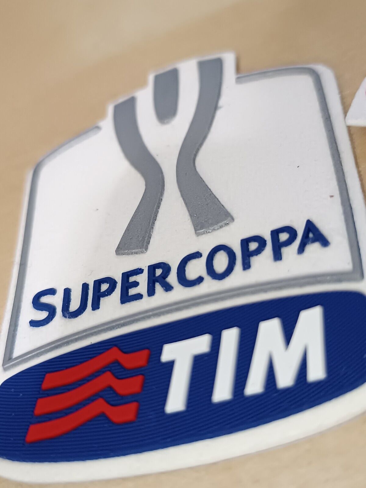 SET TOPPE UFFICIALI FINALE SUPERCOPPA ITALIANA TIM DOHA 2014 OFFICIAL PATCH