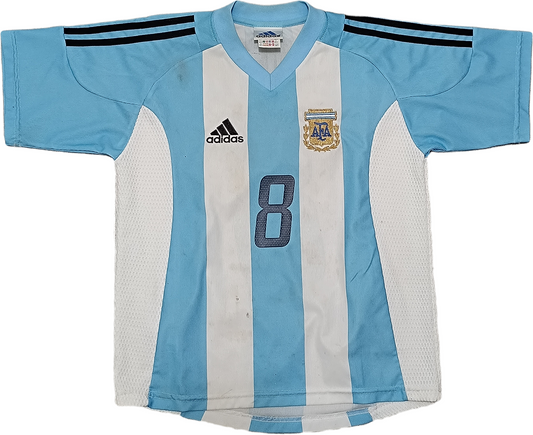 maglia calcio vintage Argentina Javier ZANETTI  World Cup 2002 Japan shirt