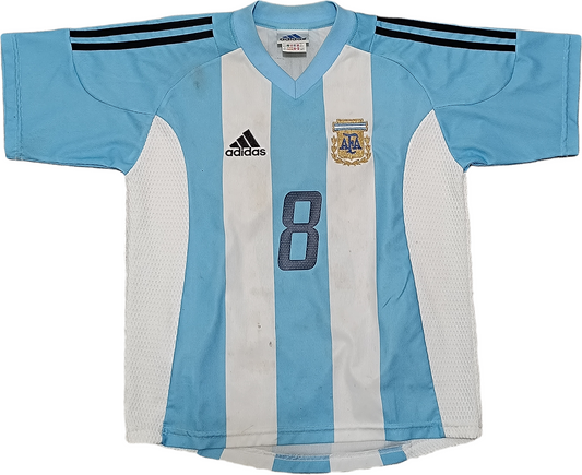 maglia calcio vintage Argentina Javier ZANETTI World Cup 2002 Japan shirt