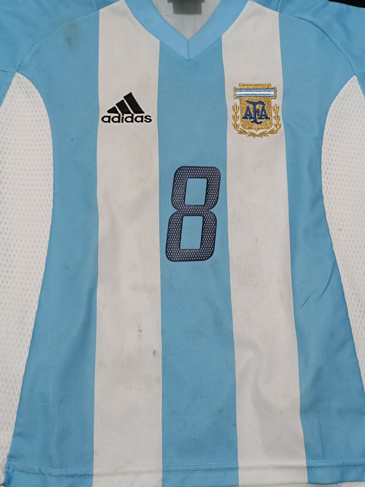 maglia calcio vintage Argentina Javier ZANETTI  World Cup 2002 Japan shirt