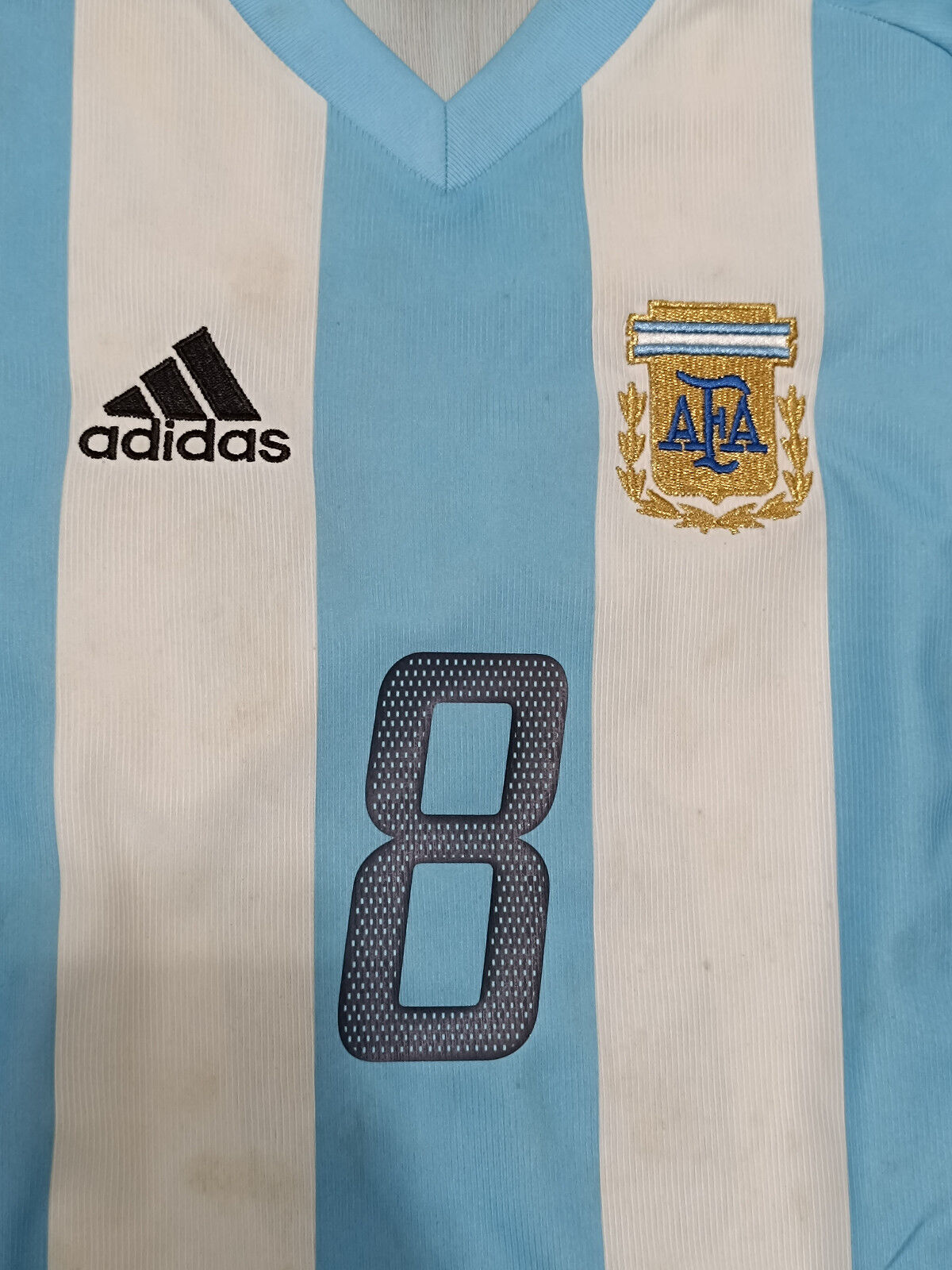 maglia calcio vintage Argentina Javier ZANETTI  World Cup 2002 Japan shirt