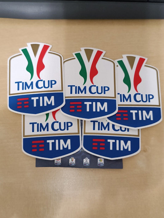 Toppa Patch Tim Cup Coppa Italia Ufficiale Originale Serie A 2016 2018 (5 PEZZI)