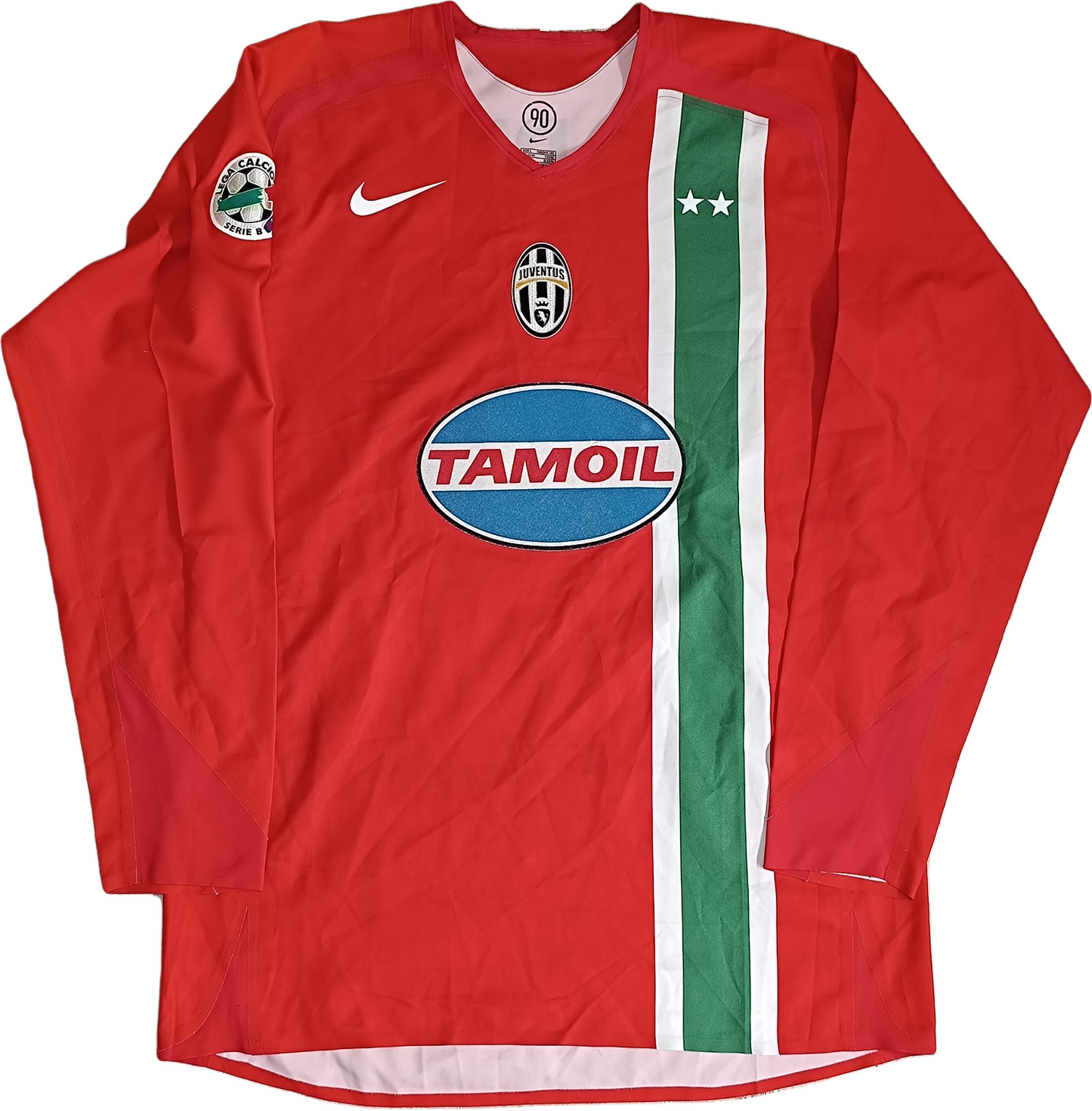 maglia calcio vintage Match Issue worn DEL PIERO Juventus NIKE SERIE B 2006 2007