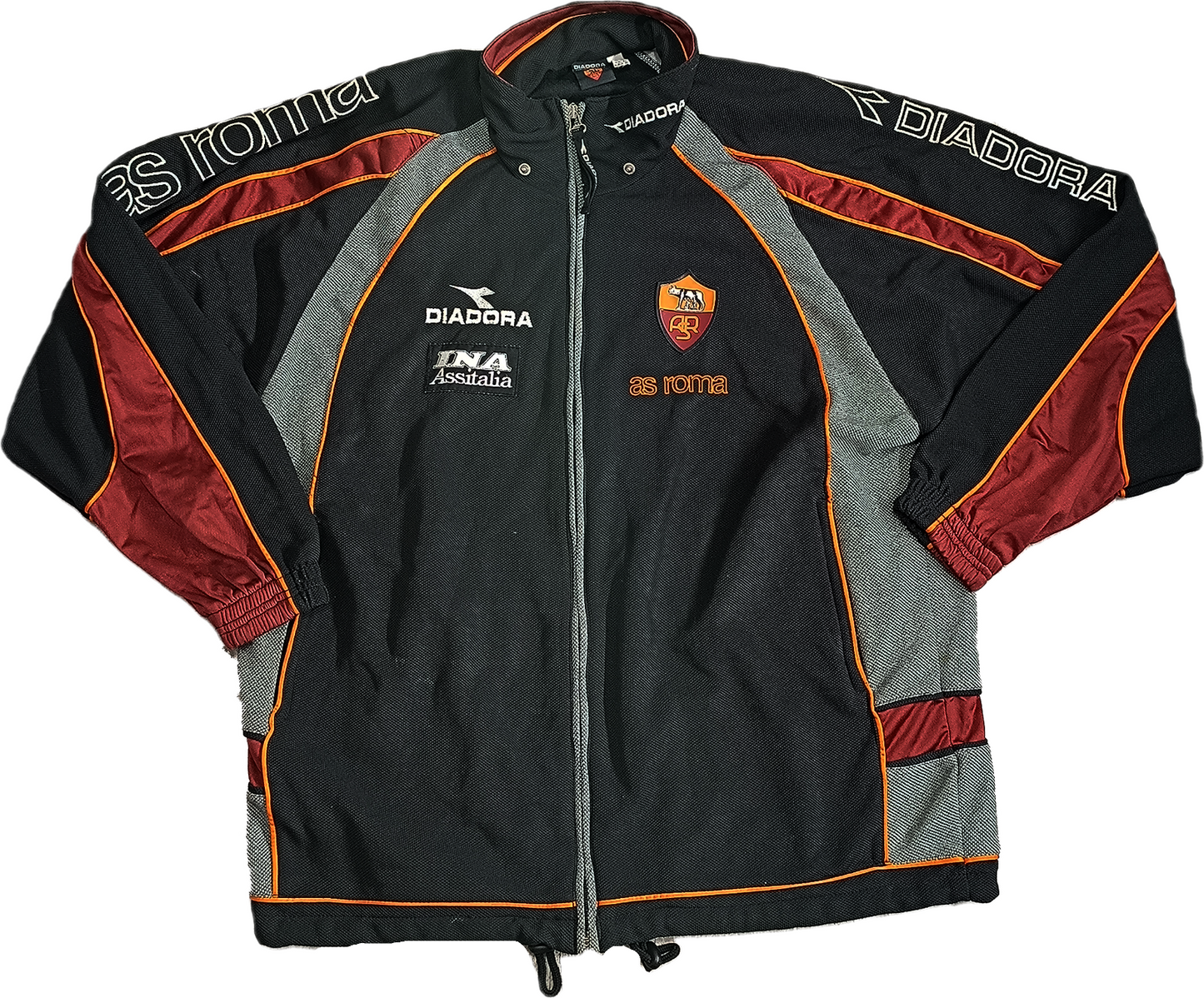 Maglia AS Roma diadora training sweat felpa Ina Assitalia match worn STOCK PRO