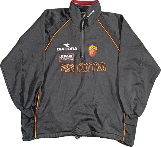 Maglia AS Roma diadora training sweat felpa Ina Assitalia match worn STOCK PRO