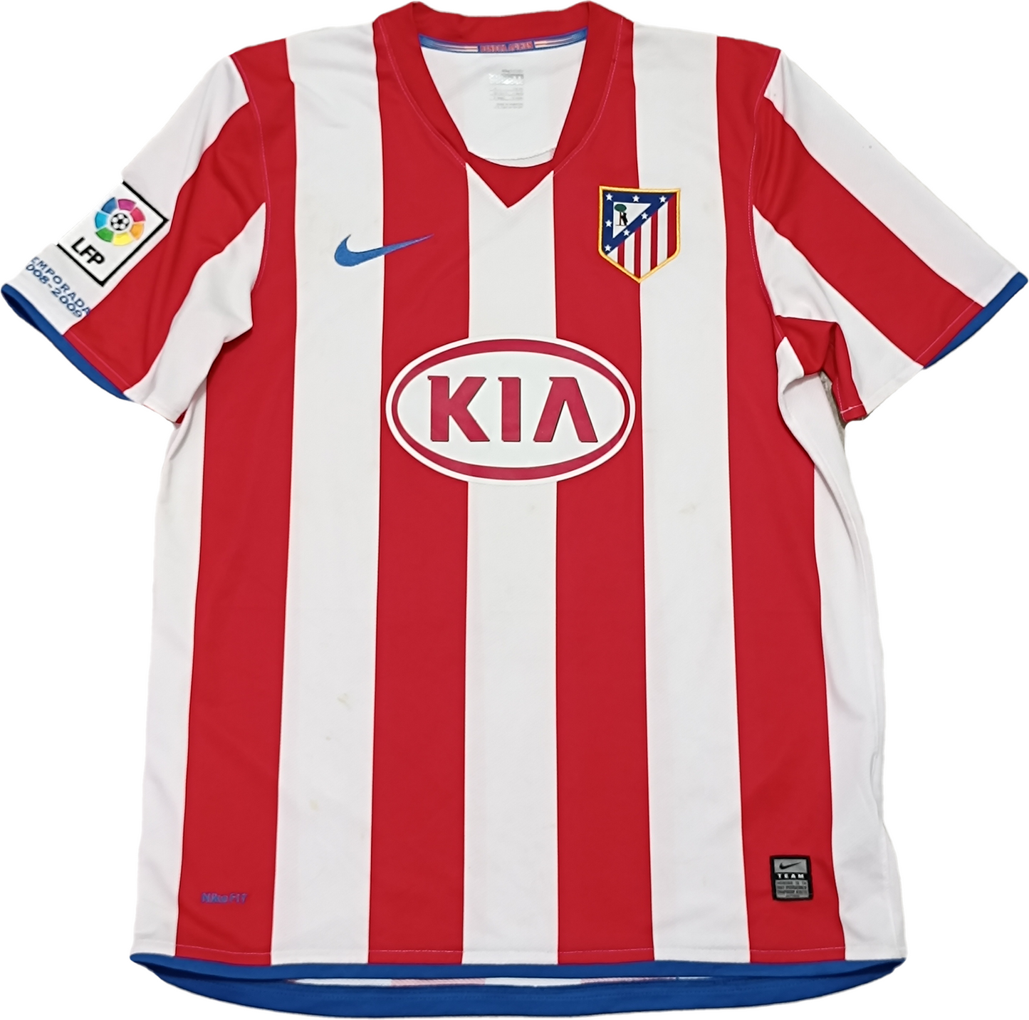 maglia calcio Atletico madrid Nike KUN AGUERO Jersey vintage 2009 2010 KIA tg M