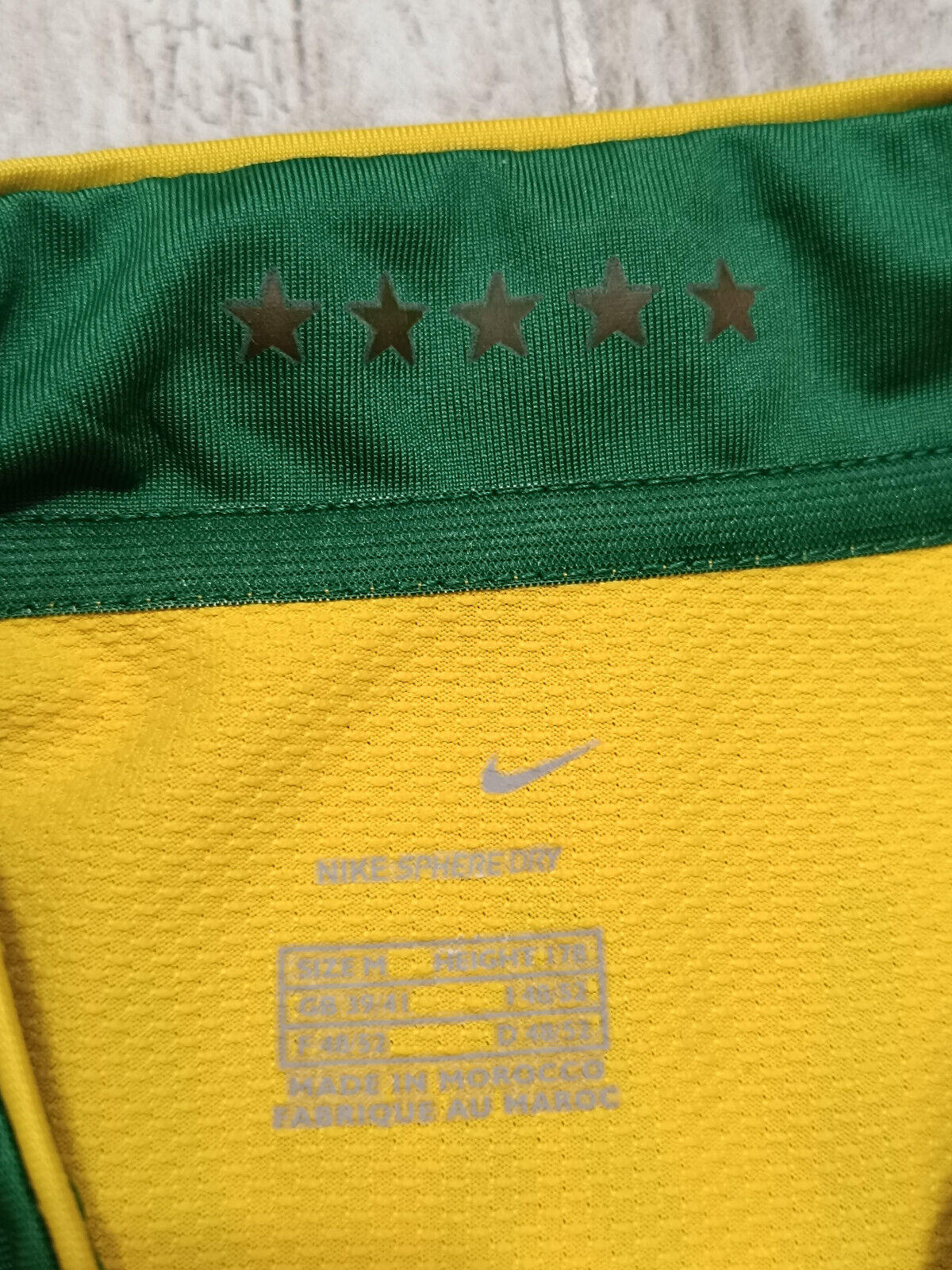 maglia calcio vintage Brasile Ronaldo Brazil Nike 2006 World Cup Mondiali M