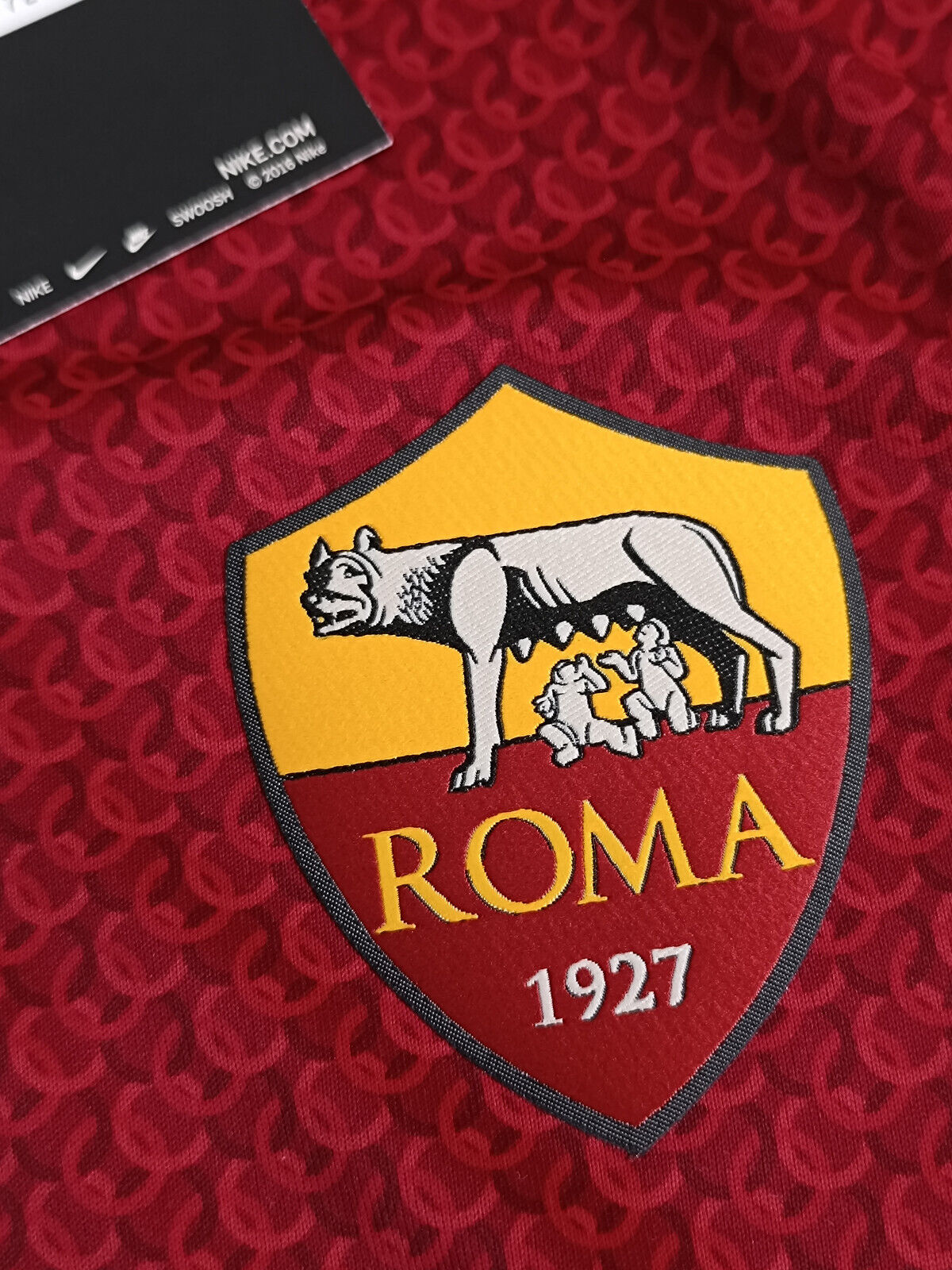 maglia calcio roma worn player issue DE ROSSI #16 nike shirt 2018-2019 Vapor M