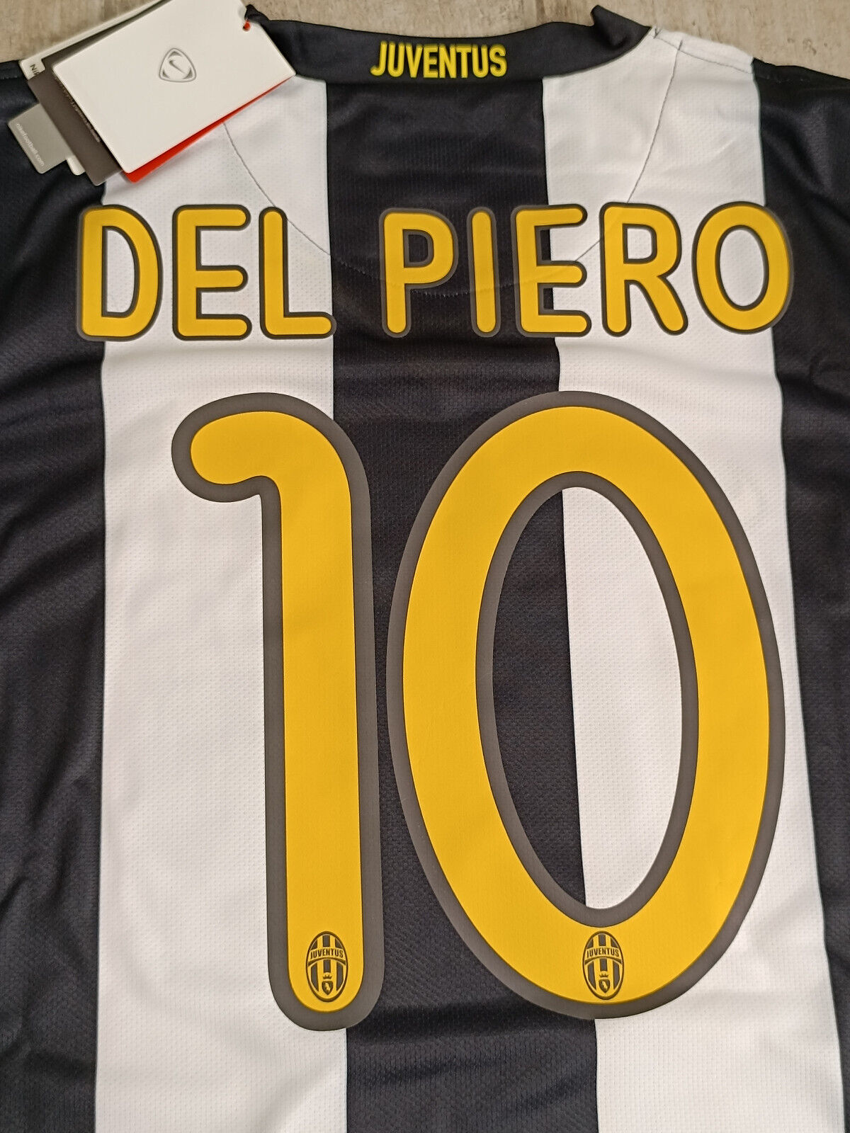 Maglia calcio vintage Juventus Nike Del Piero 2008 2009 Home XL *BNWT* shirt