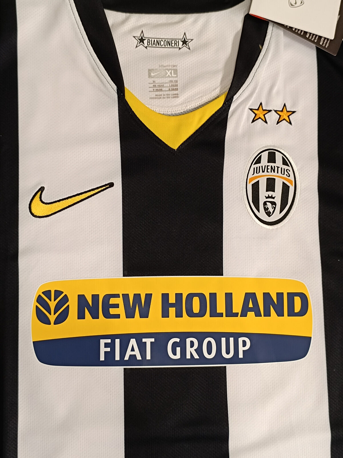 Maglia calcio vintage Juventus Nike Del Piero 2008 2009 Home XL *BNWT* shirt