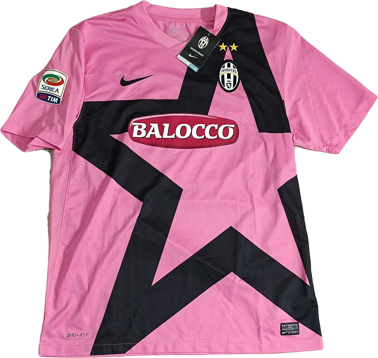 Maglia calcio vintage Juventus Nike Del Piero 2012 2013 Home L *BNWT* shirt