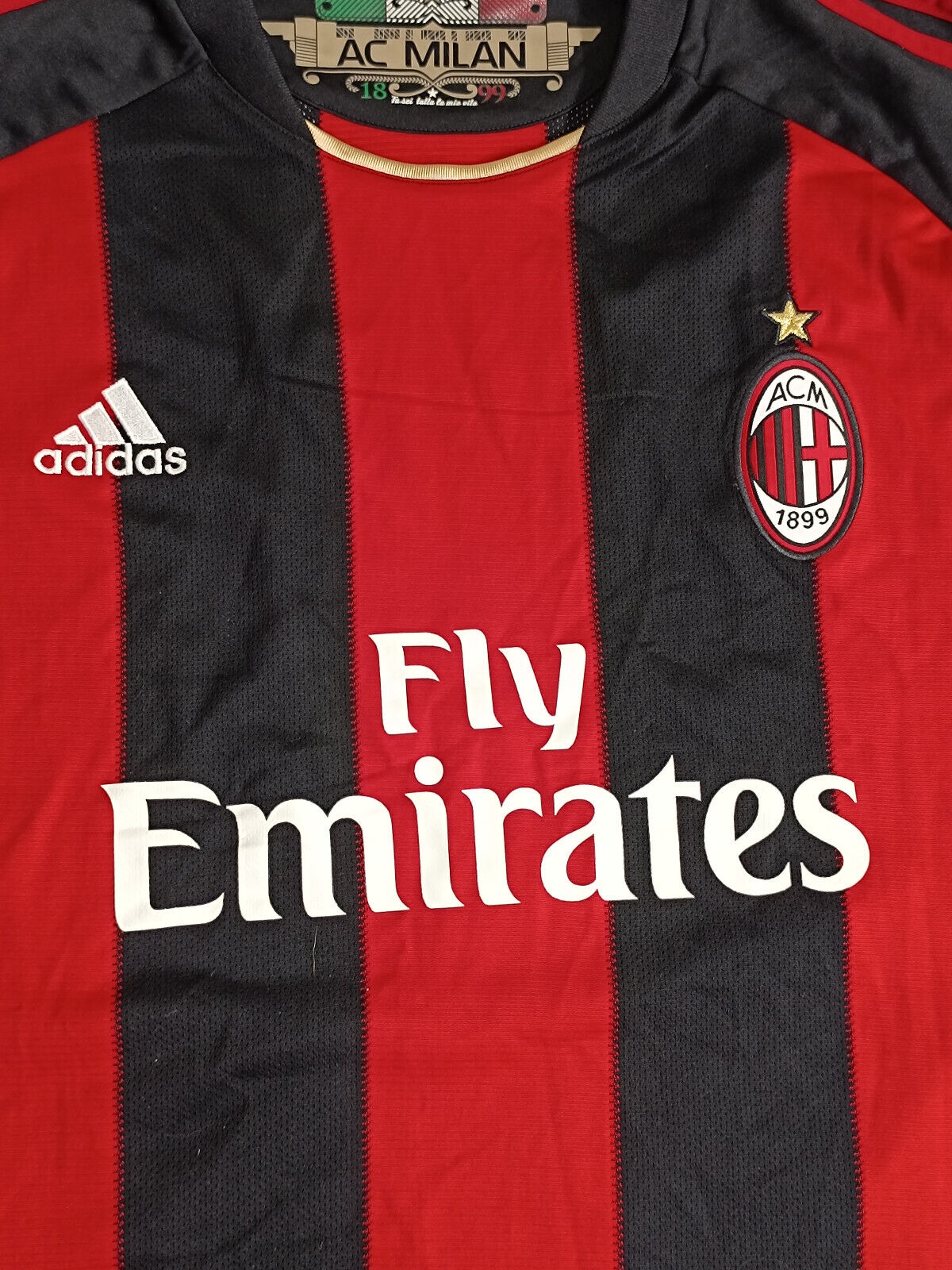 maglia calcio vintage AC Milan Ibrahimovic 2010 2011 SCUDETTO Adidas Climacool