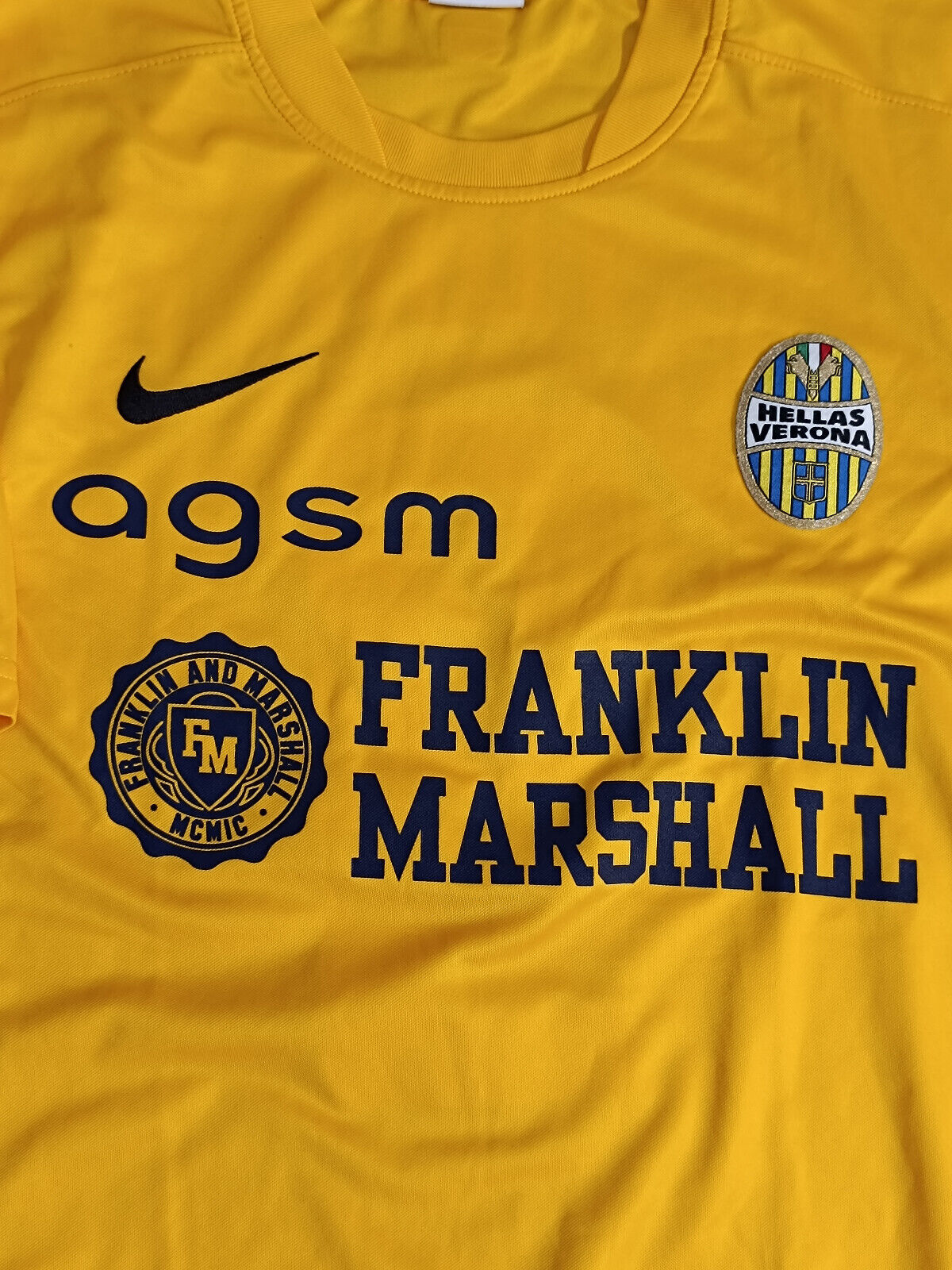 maglia calcio vintage Hellas Verona 2013 2014 Toni Nike Third shirt S Agsm