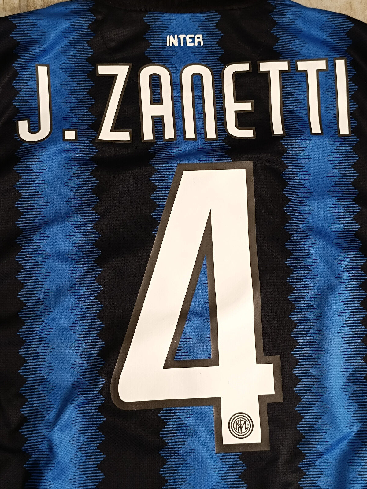 maglia calcio Inter vintage ZANETTI Nike shirt Home Pirelli 2010 2011 jersey XL