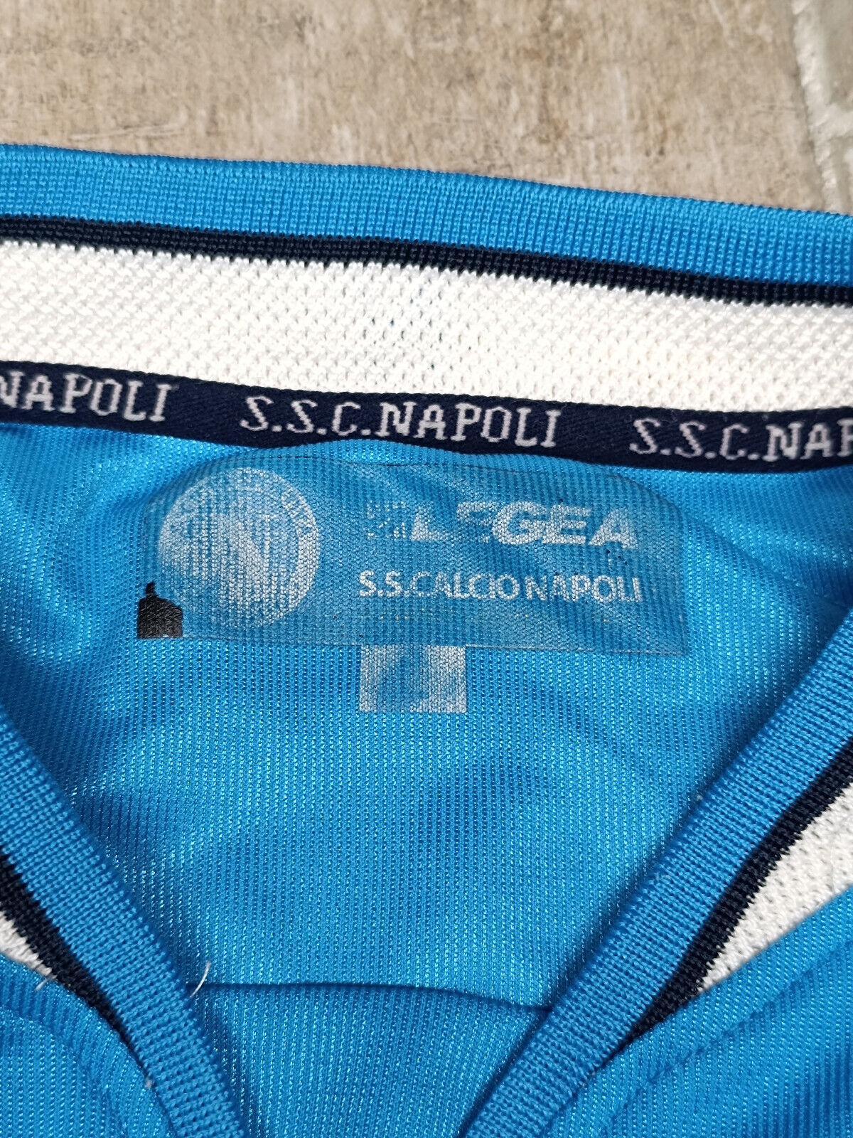 maglia calcio vintage SSC Napoli Legea 2003 2004 Cicciano Serie B home MARCOLIN