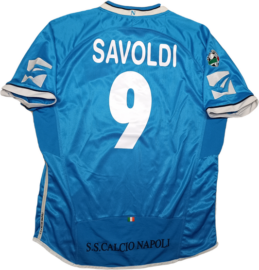 maglia calcio vintage SSC Napoli Legea 2003 2004 Cicciano Serie B home SAVOLDI