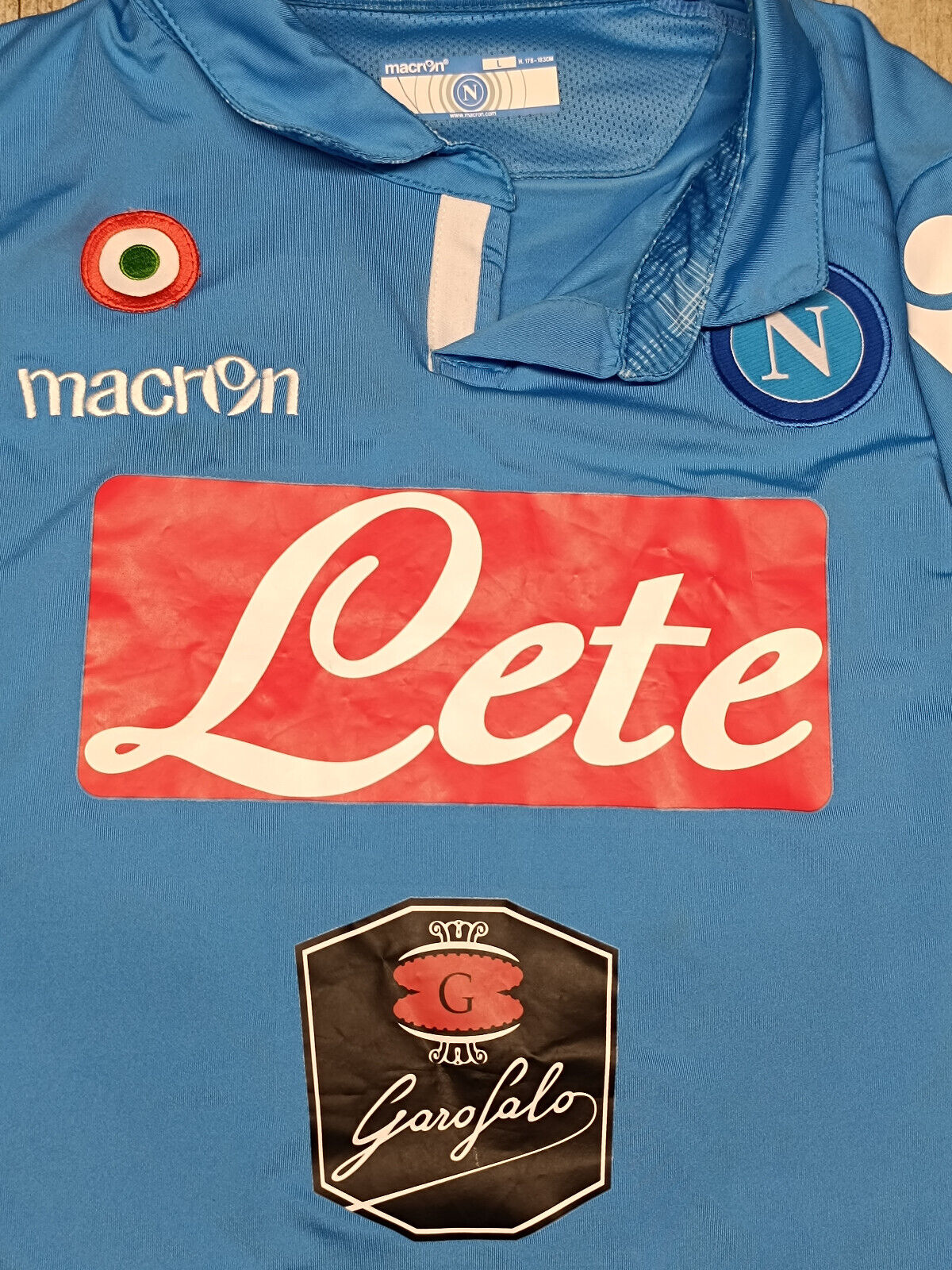 maglia calcio vintage Napoli FINALE SUPERCOPPA DOHA 2014 Higuain home