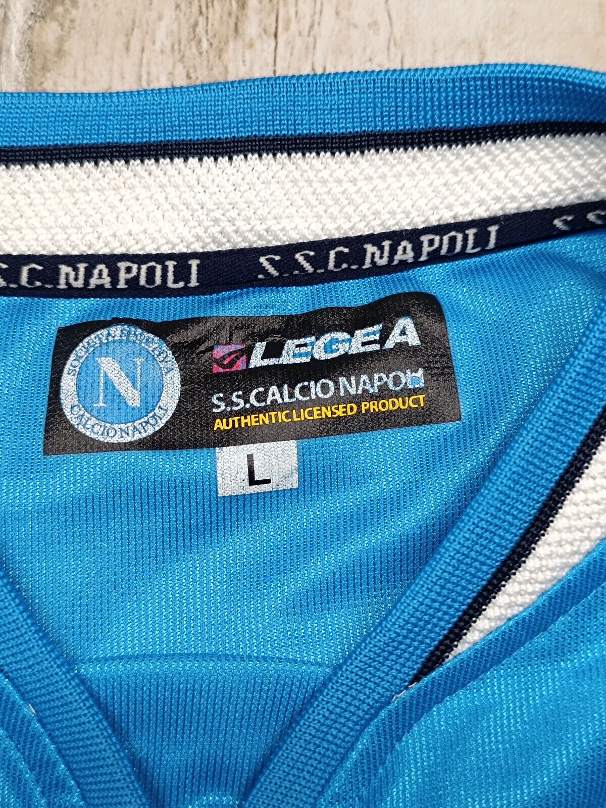 maglia calcio vintage SSC Napoli Legea 2003 2004 Cicciano Serie B home SAVOLDI