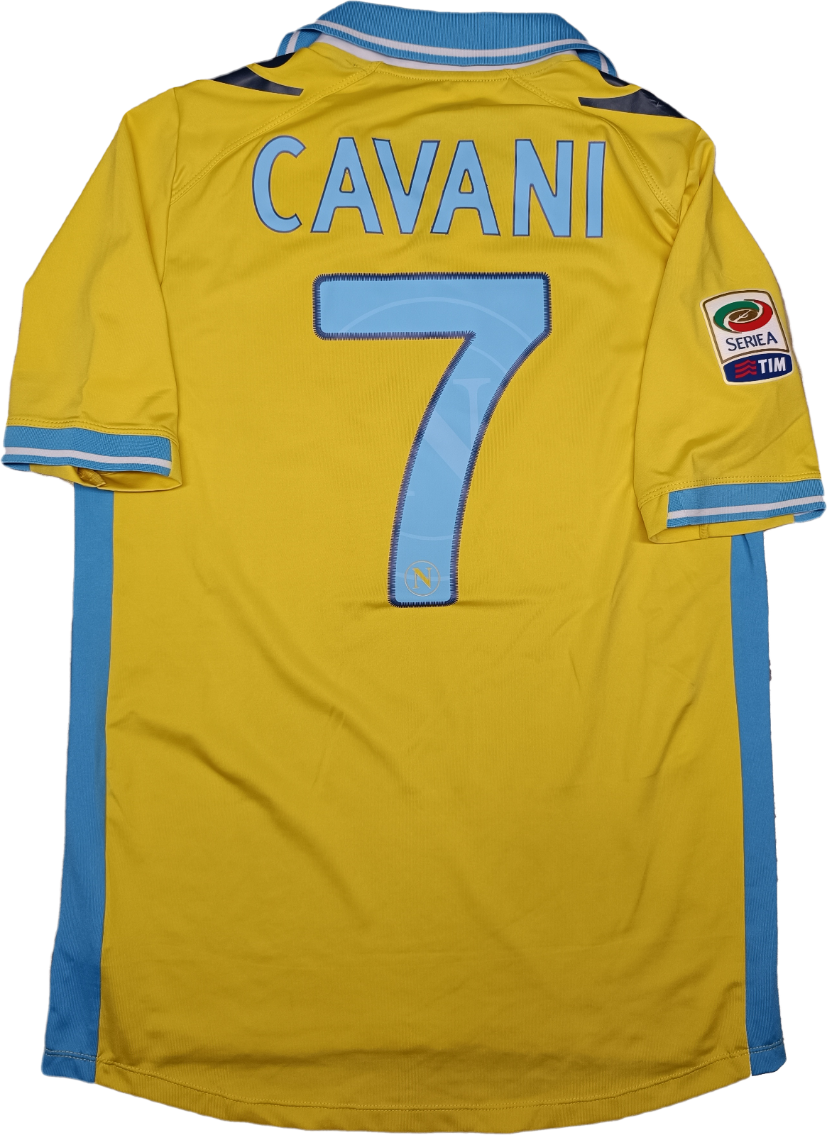 maglia calcio vintage Napoli Cavani away 2011 2012 shirt Jersey Macron XL Lete