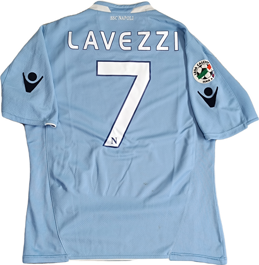 maglia Napoli Lavezzi 2009 2010 home Jersey Diadora S Lete LETE