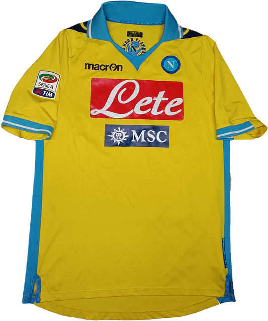 maglia calcio vintage Napoli Cavani away 2011 2012 shirt Jersey Macron XL Lete