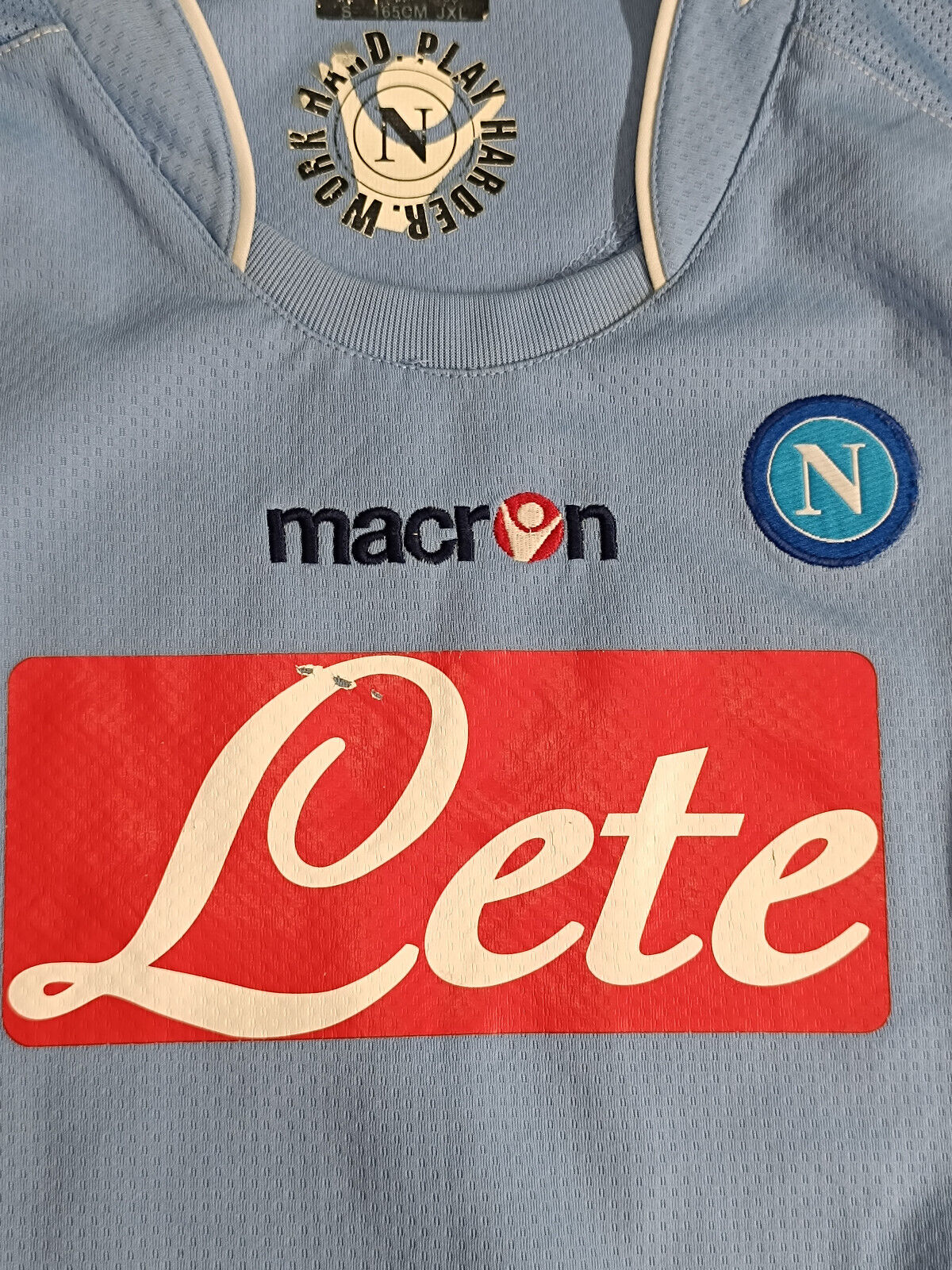 maglia Napoli Lavezzi 2009 2010 home Jersey Diadora S Lete LETE