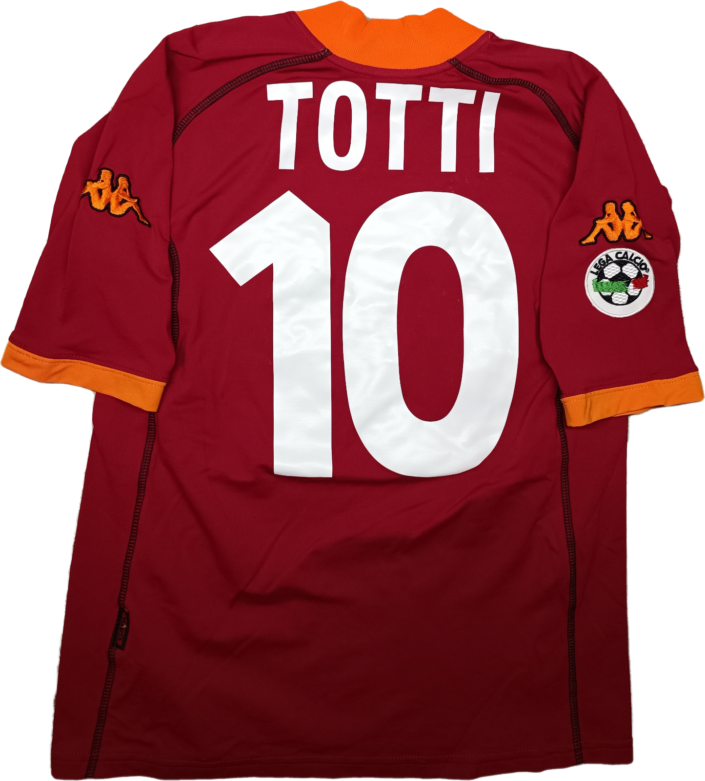 maglia calcio vintage AS Roma TOTTI 2001 2002 Kappa Ina ASSITALIA scudetto M