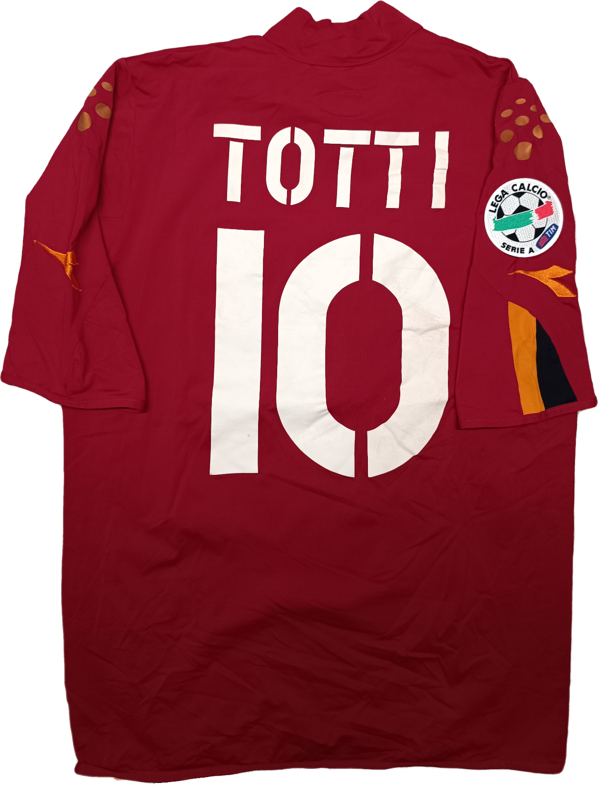 maglia calcio vintage AS Roma Totti 2004 2005 Diadora MAZDA M